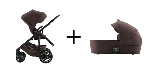 VENNA Wózek VENNA i gondola w kolorze Teak, część VENNA ESSENTIAL SET